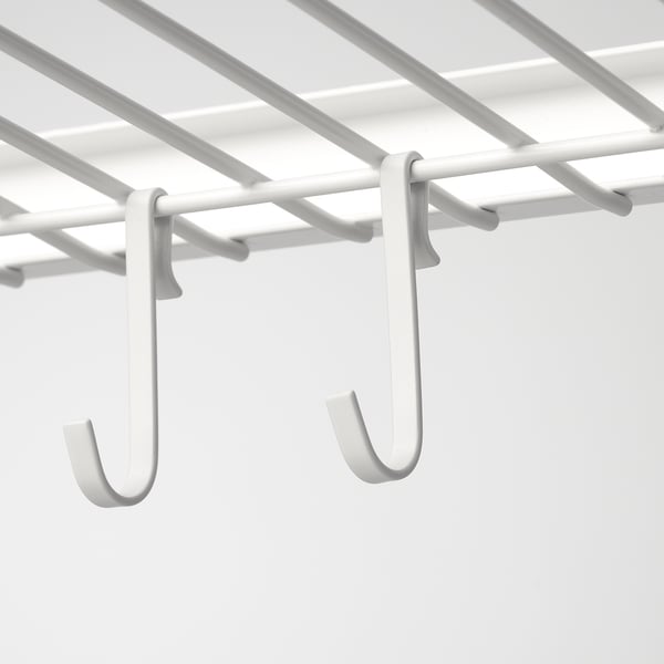 SKYGGFISK Dish drainer, white/extendable