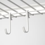 SKYGGFISK Dish drainer, white/extendable