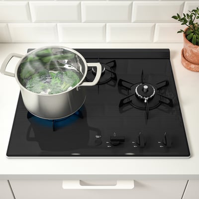 SLAGFÄRDIG DC3020SSEL Natural gas 13A12A hob, black