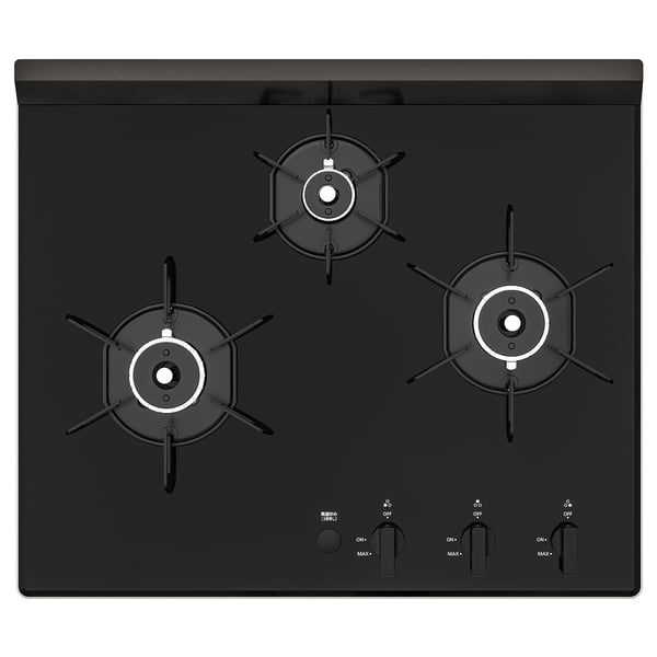 SLAGFÄRDIG DC3020SSEL Natural gas 13A12A hob, black