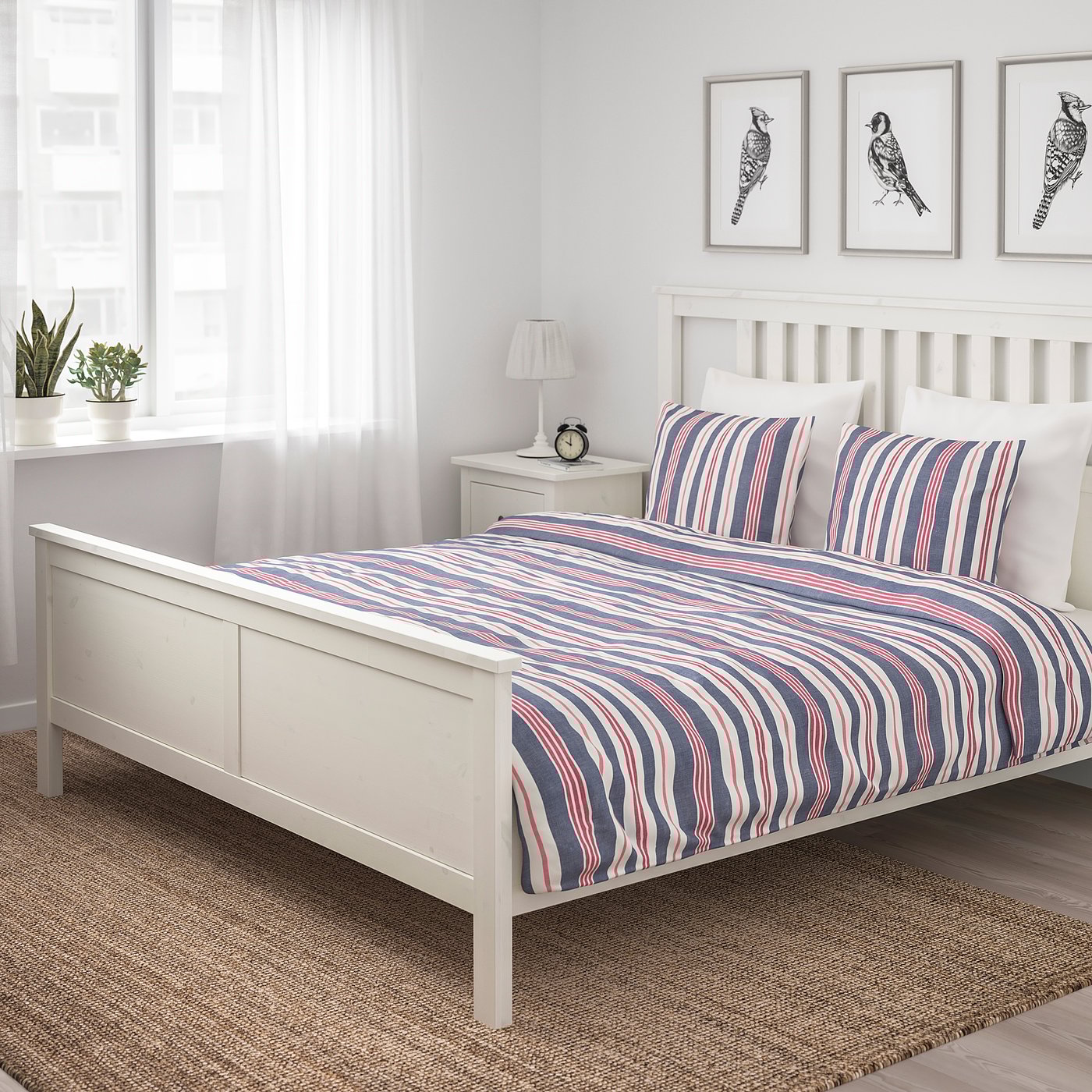 ikea striped pillow cases