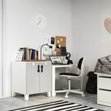SMÅSTAD / PLATSA Cabinet, white grey/with 1 shelf, 60x57x63 cm