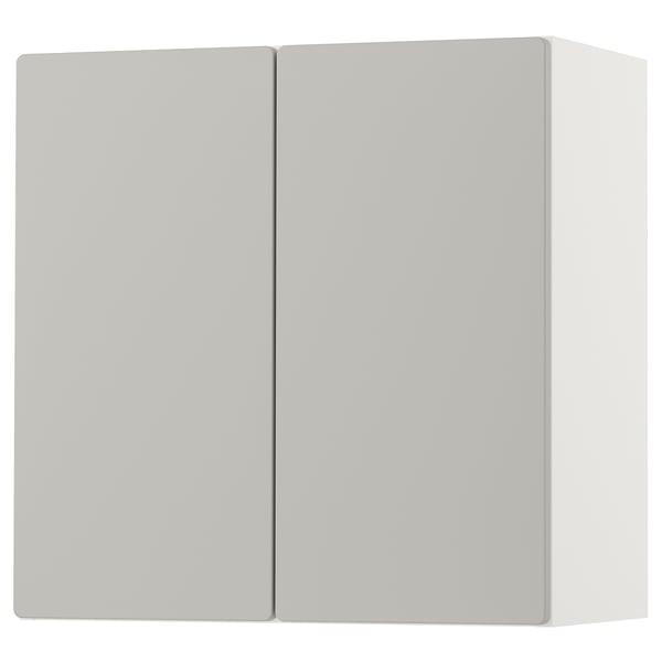 SMÅSTAD Wall cabinet, white grey/with 1 shelf, 60x32x60 cm