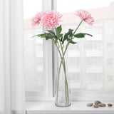 SMYCKA Artificial flower, Dahlia/light pink, 75 cm