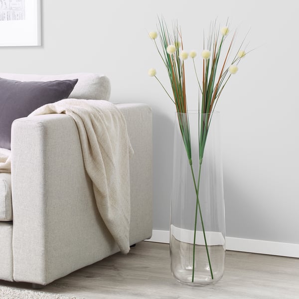 SMYCKA Artificial flower, white, 103 cm