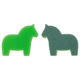 SNABBAKAT Sponge, pale green/light green