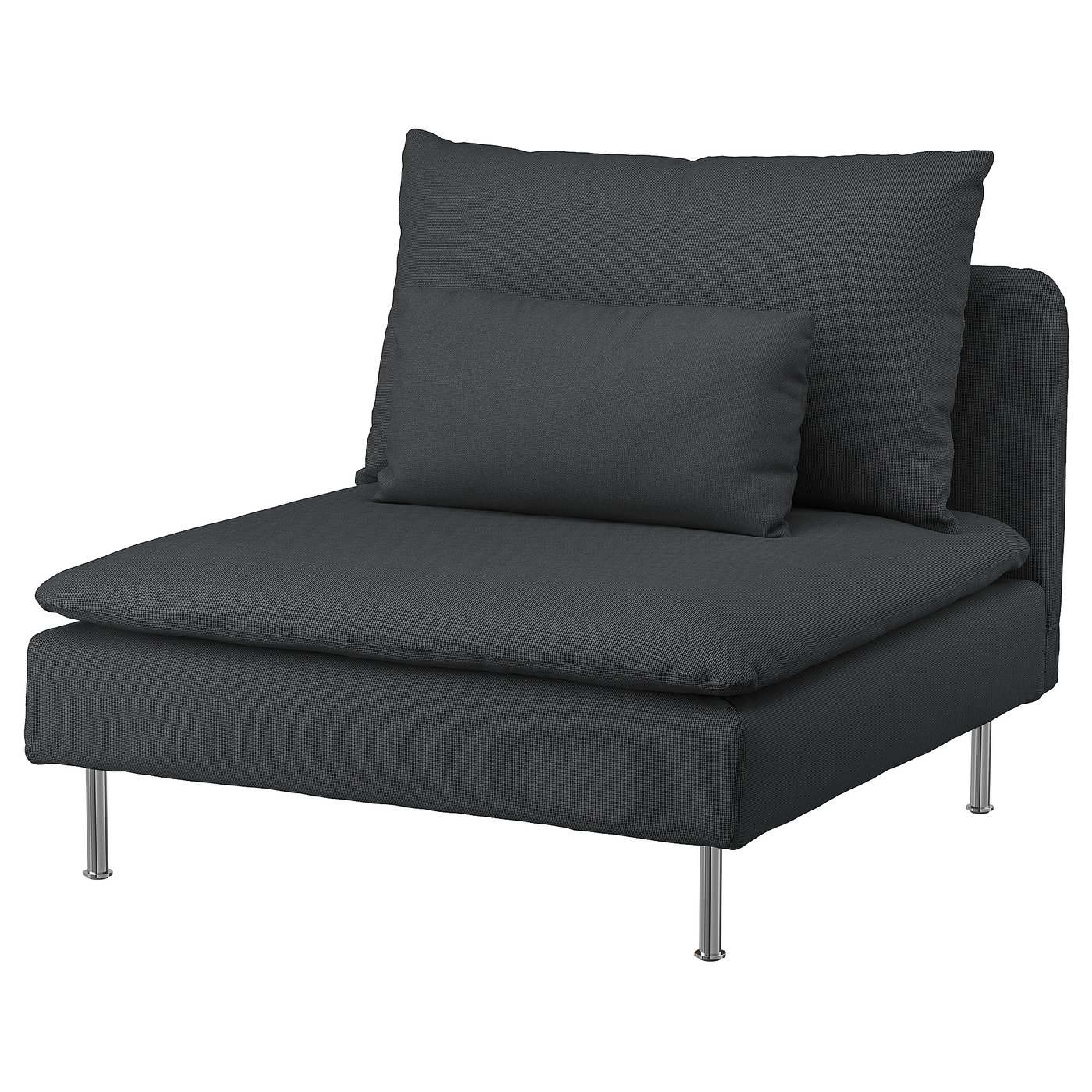 SÖDERHAMN 1-seat section, Fridtuna dark grey - IKEA