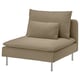 SÖDERHAMN 1-seat section, Johanneshov brown-beige