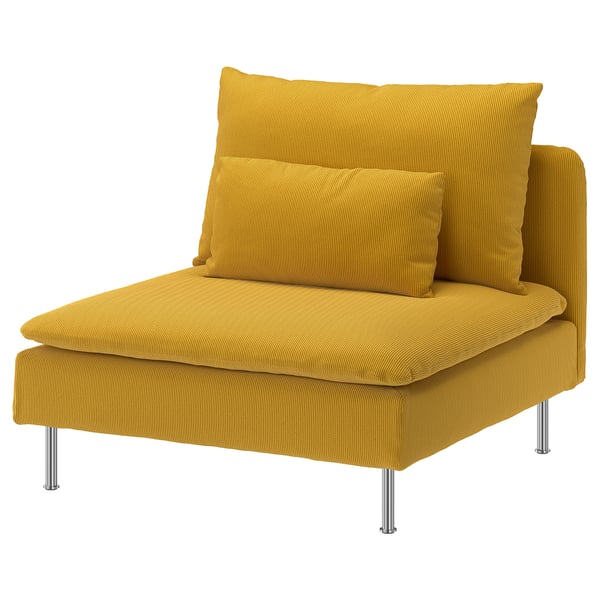 SÖDERHAMN 1-seat section, Kelinge dark yellow