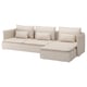 SÖDERHAMN 4-seat sofa, with chaise longue/Gransel natural