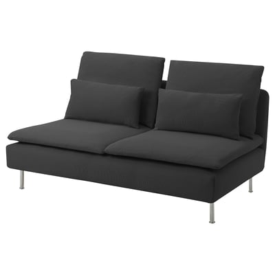 SÖDERHAMN Compact 3-seat section, Fridtuna dark grey