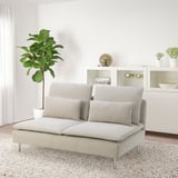 SÖDERHAMN Compact 3-seat section, Fridtuna light beige