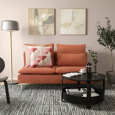 SÖDERHAMN Compact 3-seat section, Kelinge rust