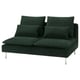 SÖDERHAMN Compact 3-seat section, Tallmyra dark green