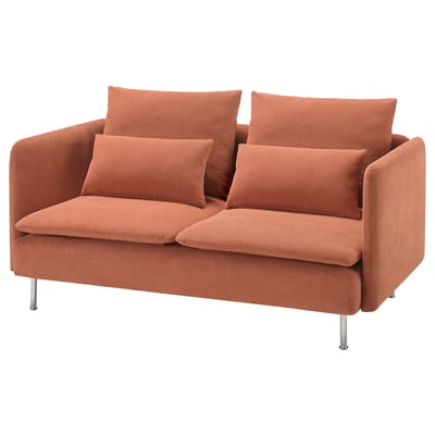 SÖDERHAMN Compact 3-seat sofa, Kelinge rust