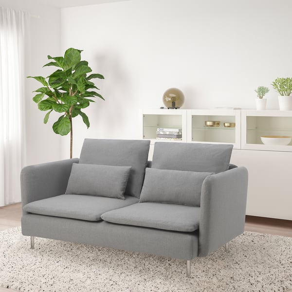 SÖDERHAMN Compact 3-seat sofa, Tonerud grey