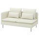 SÖDERHAMN Compact 3-seat sofa with open end, Gunnared beige