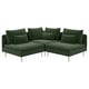 SÖDERHAMN Corner sofa, 3-seat, Johanneshov dark green