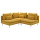 SÖDERHAMN Corner sofa, 3-seat, Kelinge dark yellow
