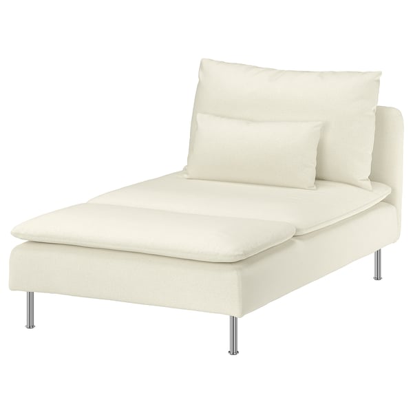 SÖDERHAMN Cover for chaise longue section, Johanneshov off-white