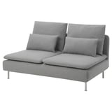 SÖDERHAMN Cover for compact 3-seat section, Tonerud grey