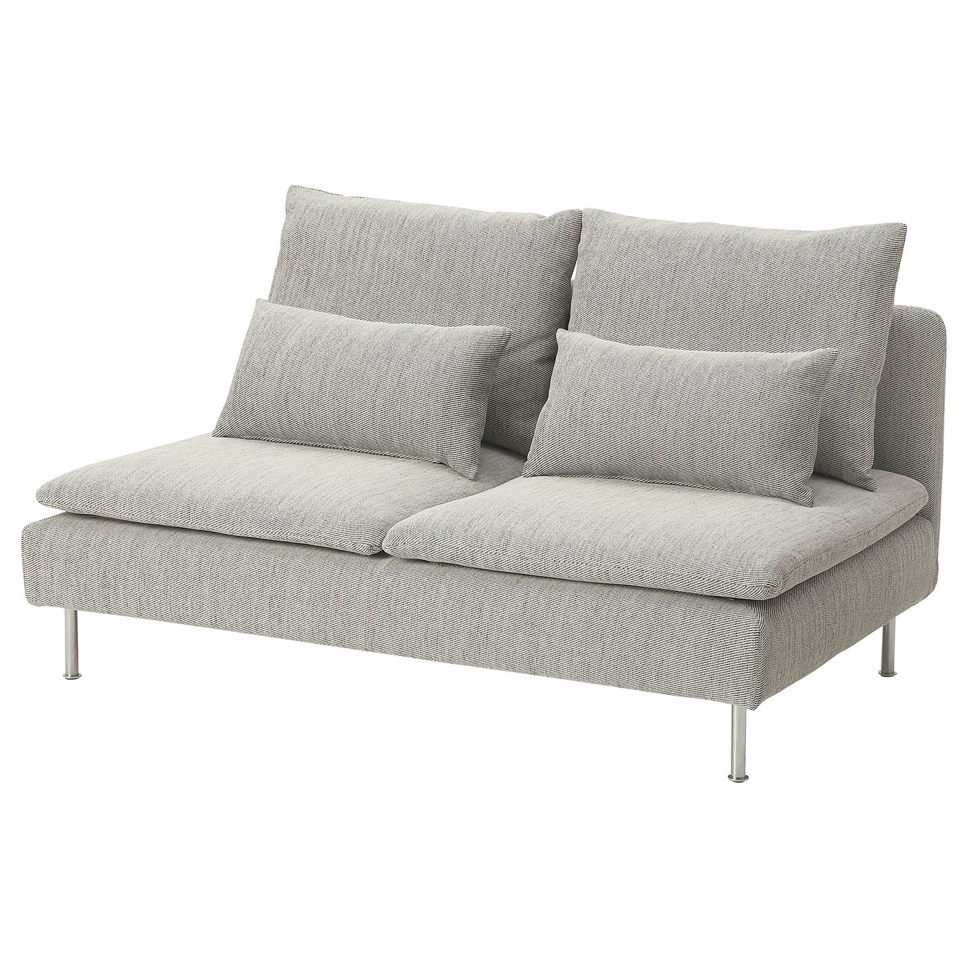 @cloverねっと 　IKEA SÖDERHAMN SÖDERHAMN cover for compact 3-seat section, Viarp beige/brown - IKEA