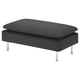 Option: SÖDERHAMN Footstool, Fridtuna dark grey, 93x52 cm