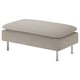 Option: SÖDERHAMN Footstool, Fridtuna light beige, 93x52 cm