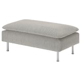 SÖDERHAMN Footstool, Viarp beige/brown, 93x52 cm