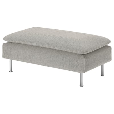 SÖDERHAMN Footstool, Viarp beige/brown, 93x52 cm