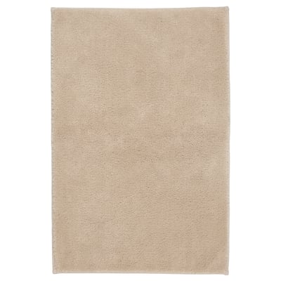 SÖDERSJÖN Bath mat, light beige, 50x80 cm
