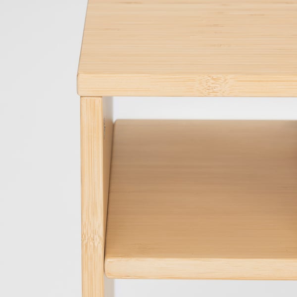 SÖRUDDEN bedside table, bamboo, 50x30 cm IKEA