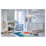 SOLGUL Cot, white, 60x120 cm