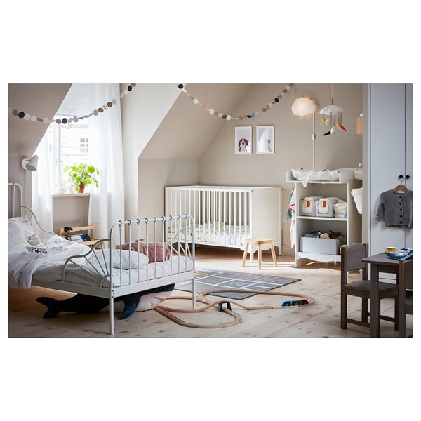 SOLGUL Cot, white, 60x120 cm