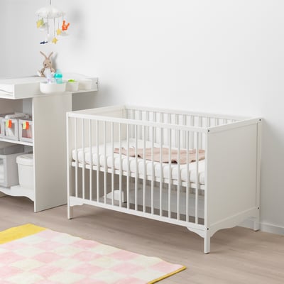 SOLGUL Cot, white, 60x120 cm