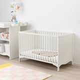 SOLGUL Cot, white, 60x120 cm