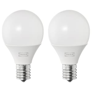 SOLHETTA LED bulb E17 250 lumen, globe opal white