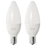 SOLHETTA LED bulb E17 440 lumen, chandelier/opal white