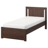 SONGESAND Bed frame, brown, 90x200 cm