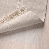 SORTSÖ Rug, flatwoven, unbleached, 55x85 cm