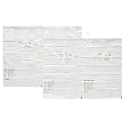 SPANTAD Vacuum-sealed bag, light grey, 100x130 cm 2 pieces