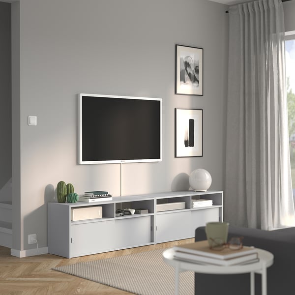 SPIKSMED TV bench, 194x32x44 cm