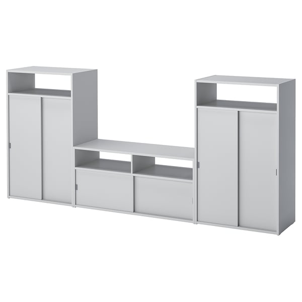 SPIKSMED TV storage combination, 216x32x97 cm