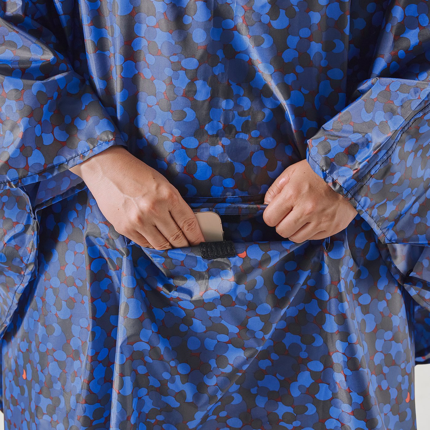SPJUTSÖ rain poncho, patterned/multicolour - IKEA