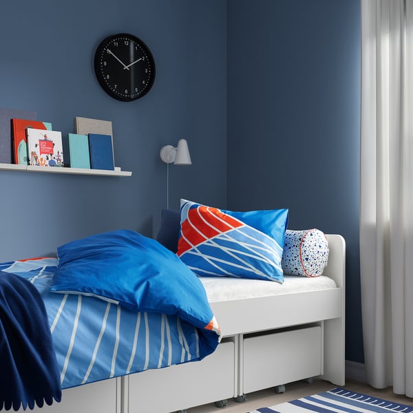 SPORTSLIG Duvet cover and pillowcase, running track, 150x200/50x60 cm