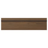 STENSTA Drawer front, dark brown ash veneer, 75x20 cm