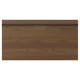 Option: STENSTA Drawer front, dark brown ash veneer, 75x40 cm