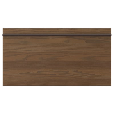 STENSTA Drawer front, dark brown ash veneer, 75x40 cm