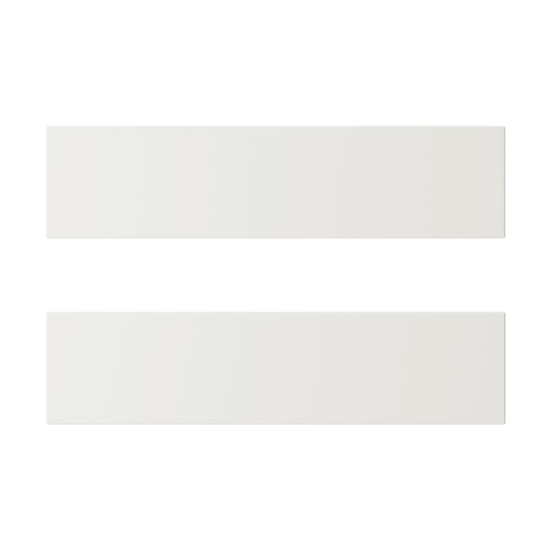 STENSUND Drawer front, white, 40x10 cm