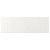 STENSUND Drawer front, white, 60x20 cm